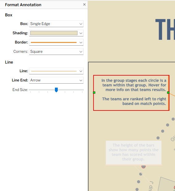 Detail example of an annotation callout on the How To Read sheet