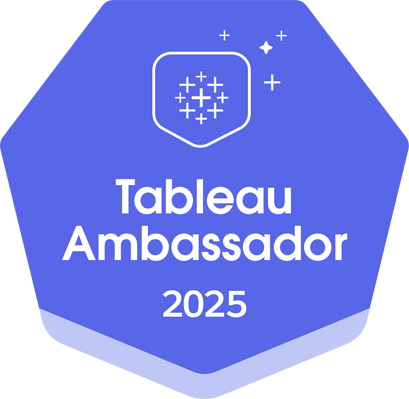 Tableau Ambassador 2025 badge